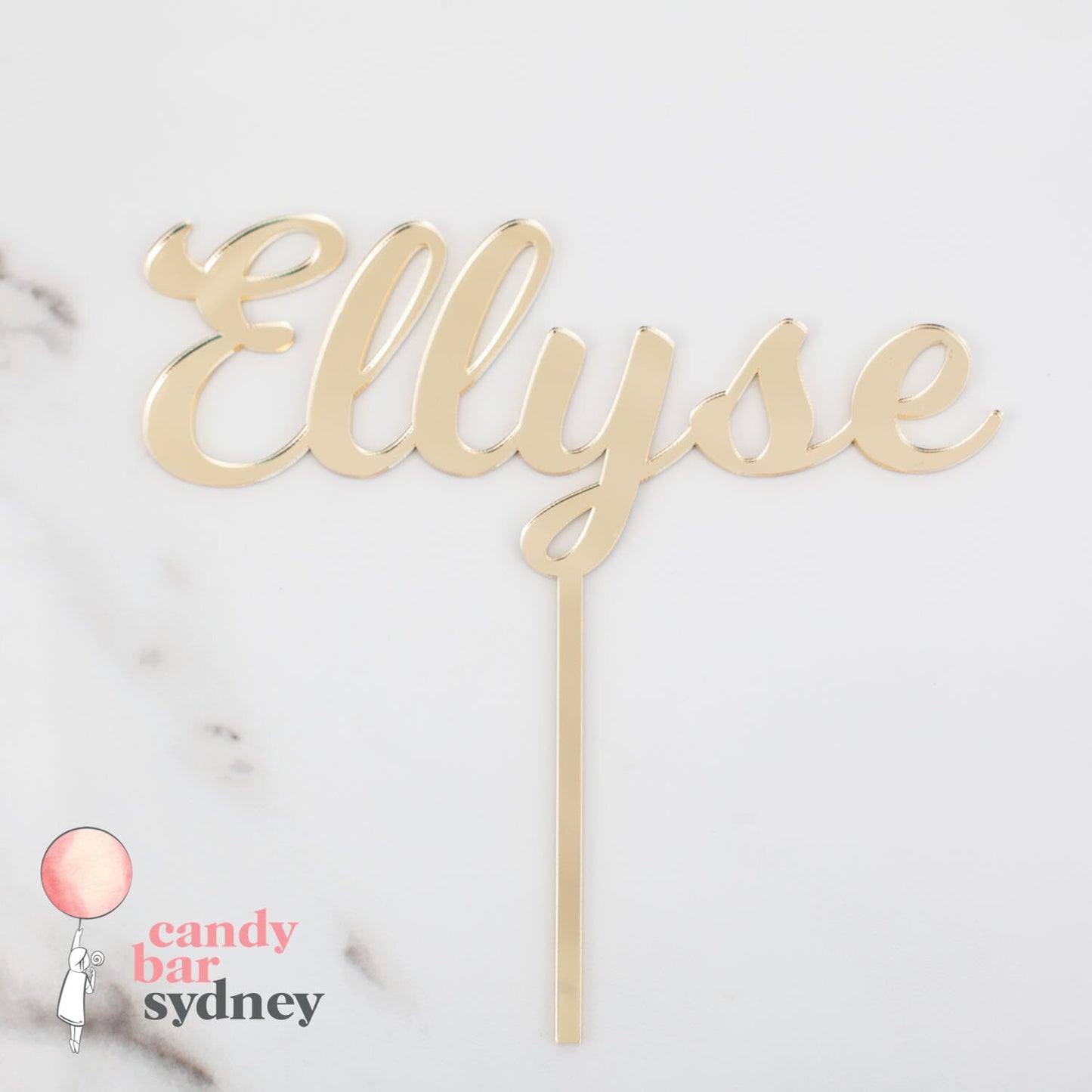 Single Name Custom Cake Topper - Birthday Cake Toppers - Personalised Cake Toppers - Letterfy 