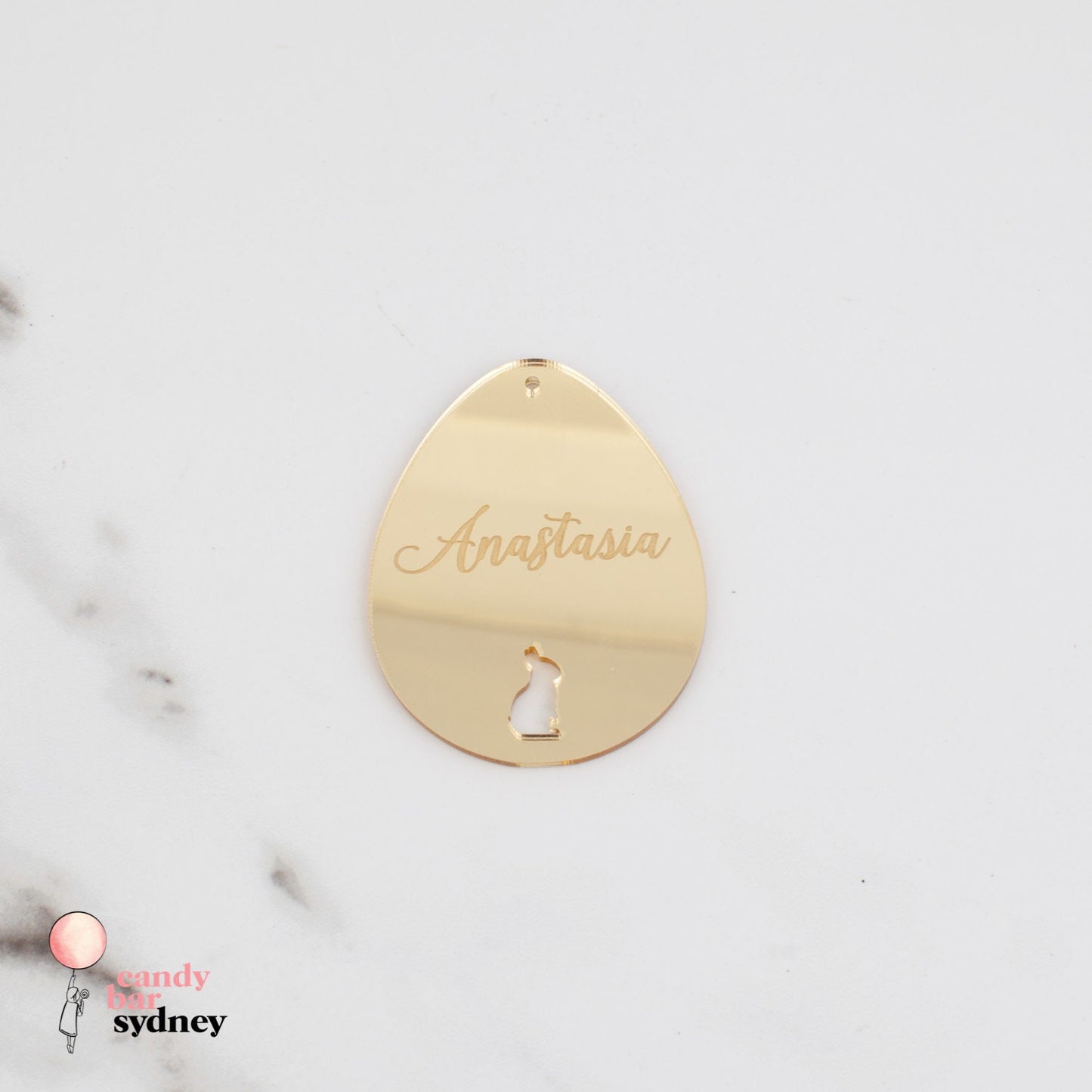 Personalised Easter Egg Hamper Tag - Custom Easter Gifts - Laser Cut Hamper Tags - Letterfy 