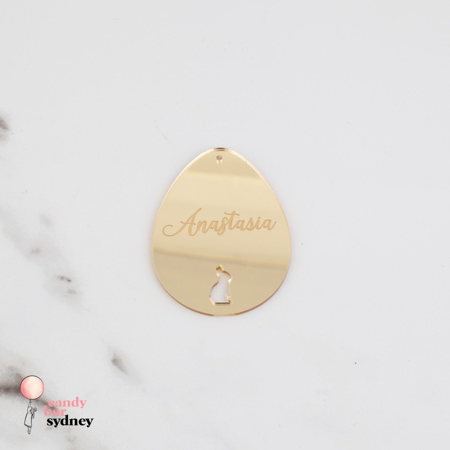 Personalised Easter Egg Hamper Tag - Custom Easter Gifts - Laser Cut Hamper Tags - Letterfy 