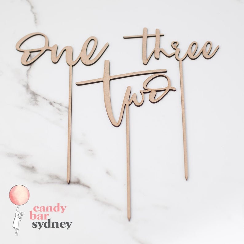 Wedding Table Number - Laser Cut Numbers - Wooden Table Numbers - Style 3 - Letterfy 