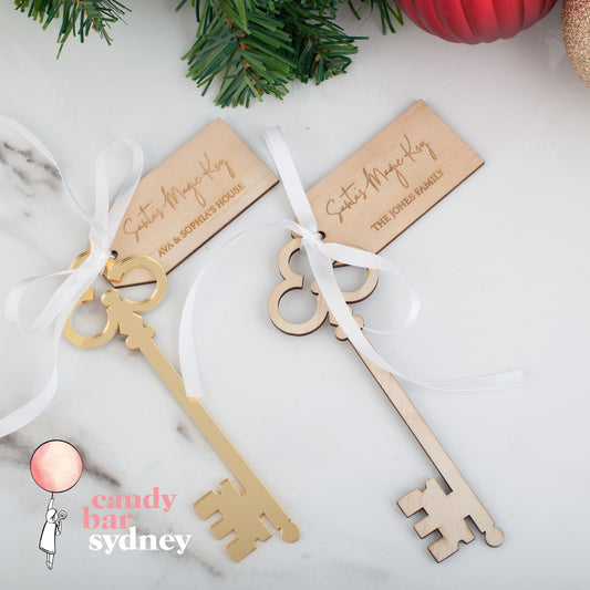 Santa's Key Christmas Gift - Laser Cut Gifts - Custom Christmas Gifts - Letterfy 