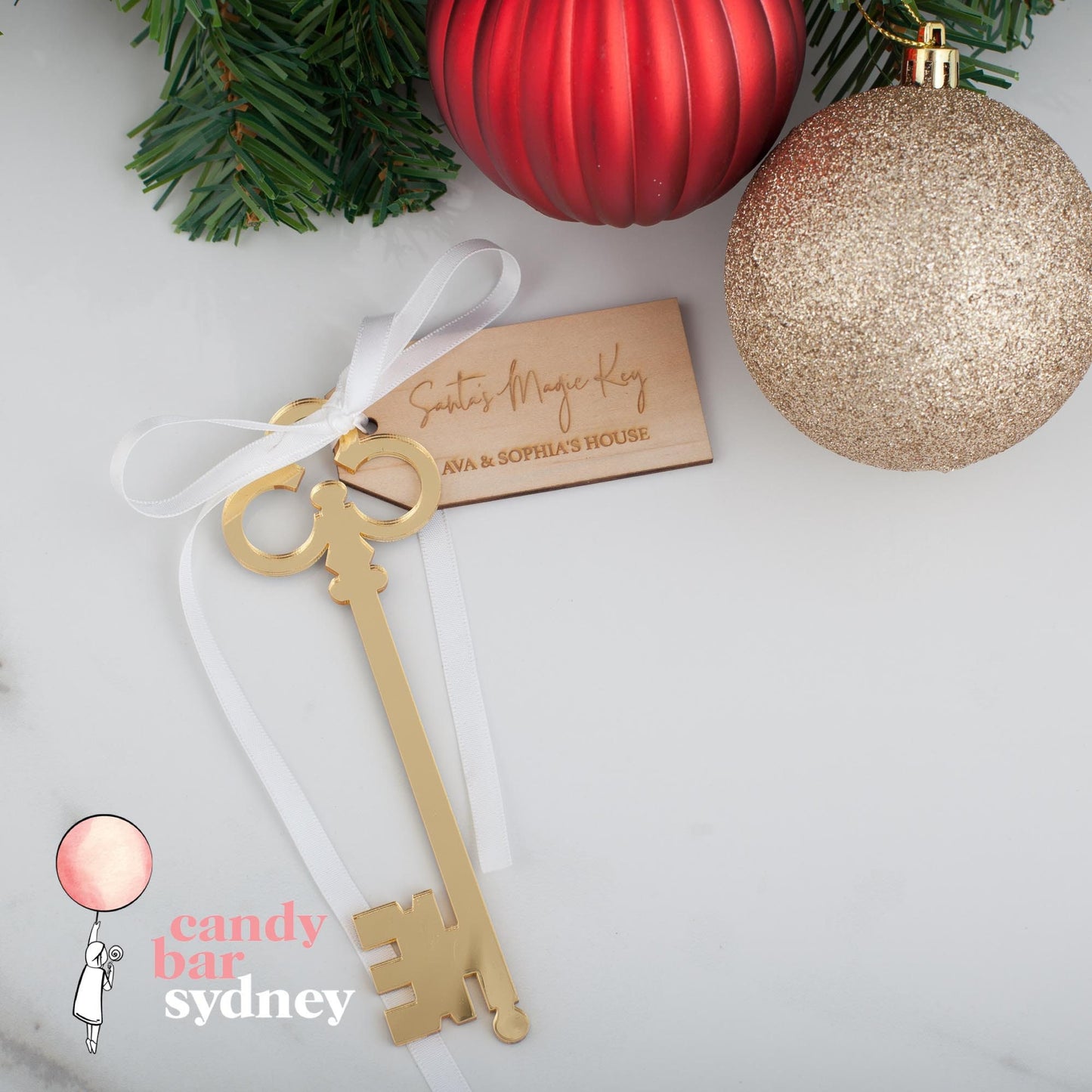 Santa's Key Christmas Gift - Laser Cut Gifts - Custom Christmas Gifts - Letterfy 