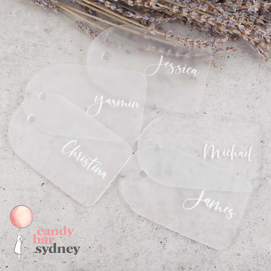 Personalised Luggage Tag - Rounded Luggage Tags - Wedding Favours - Wedding Gifts - Custom Gifts - Letterfy 