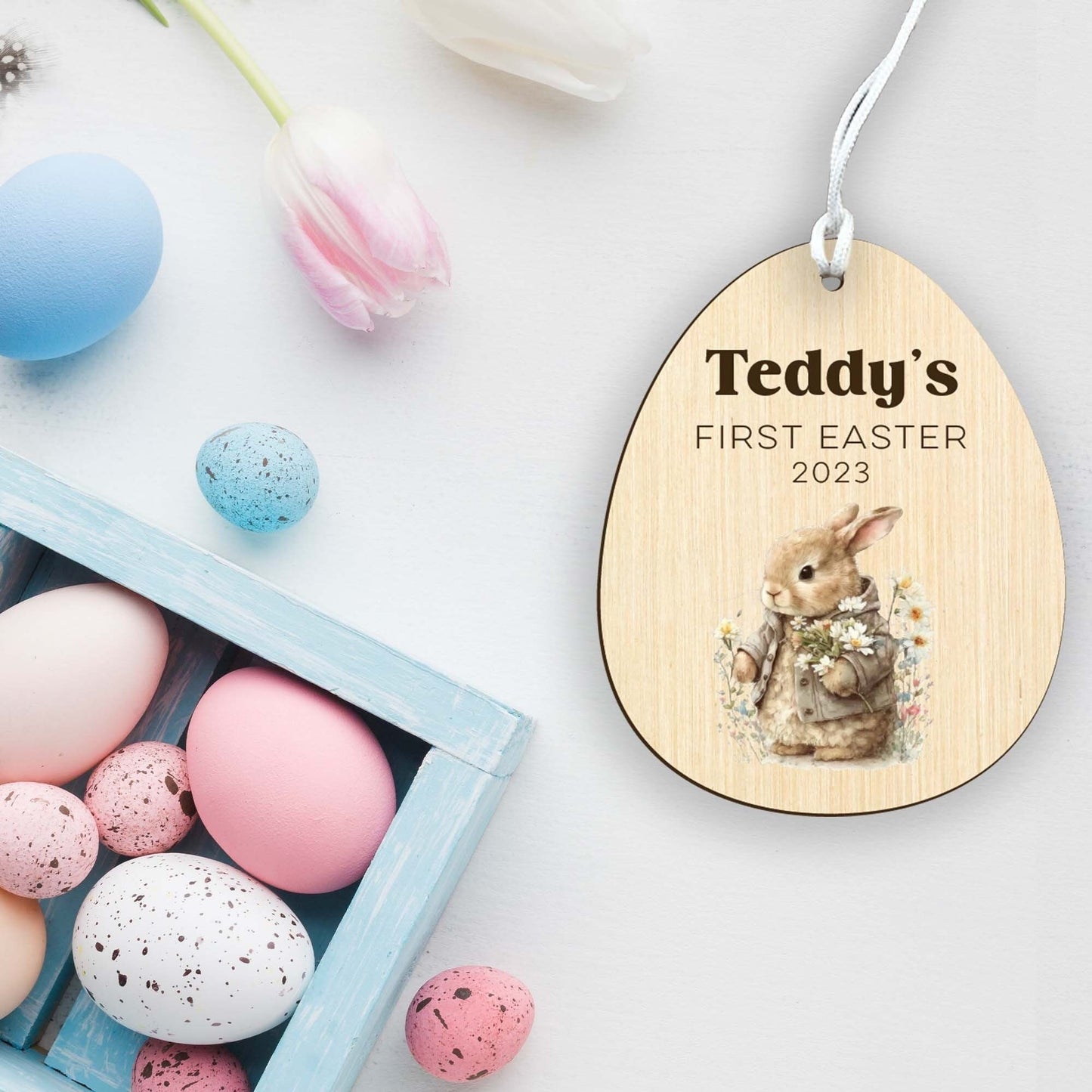 Personalised First Easter Hamper Tag - Letterfy 