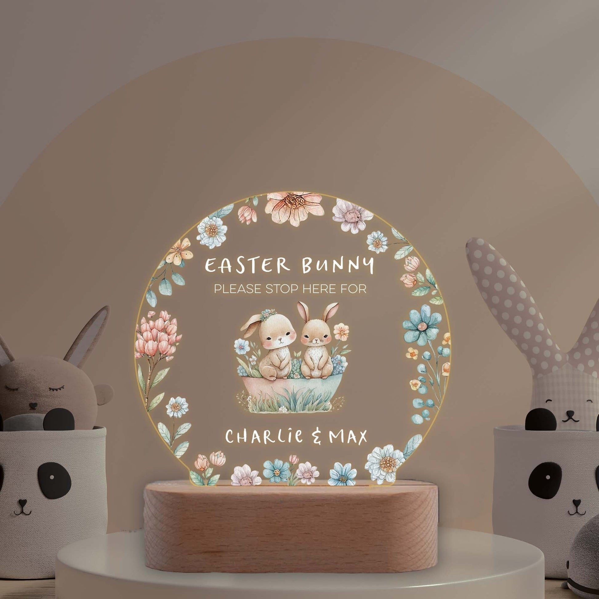 Personalised Easter Night Lights - Style 6 - Letterfy 