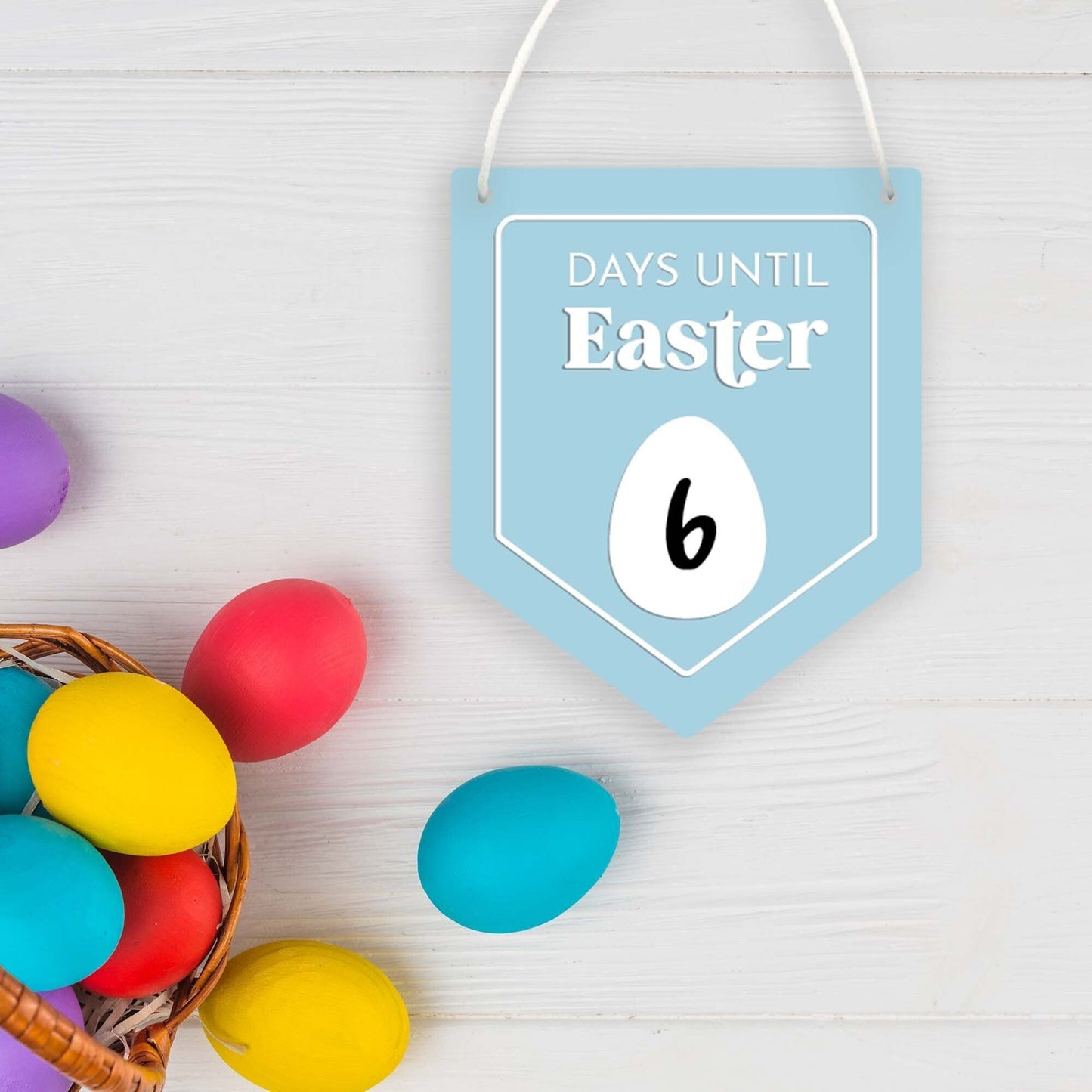 Easter Countdown Banner - Style 2 - Letterfy 