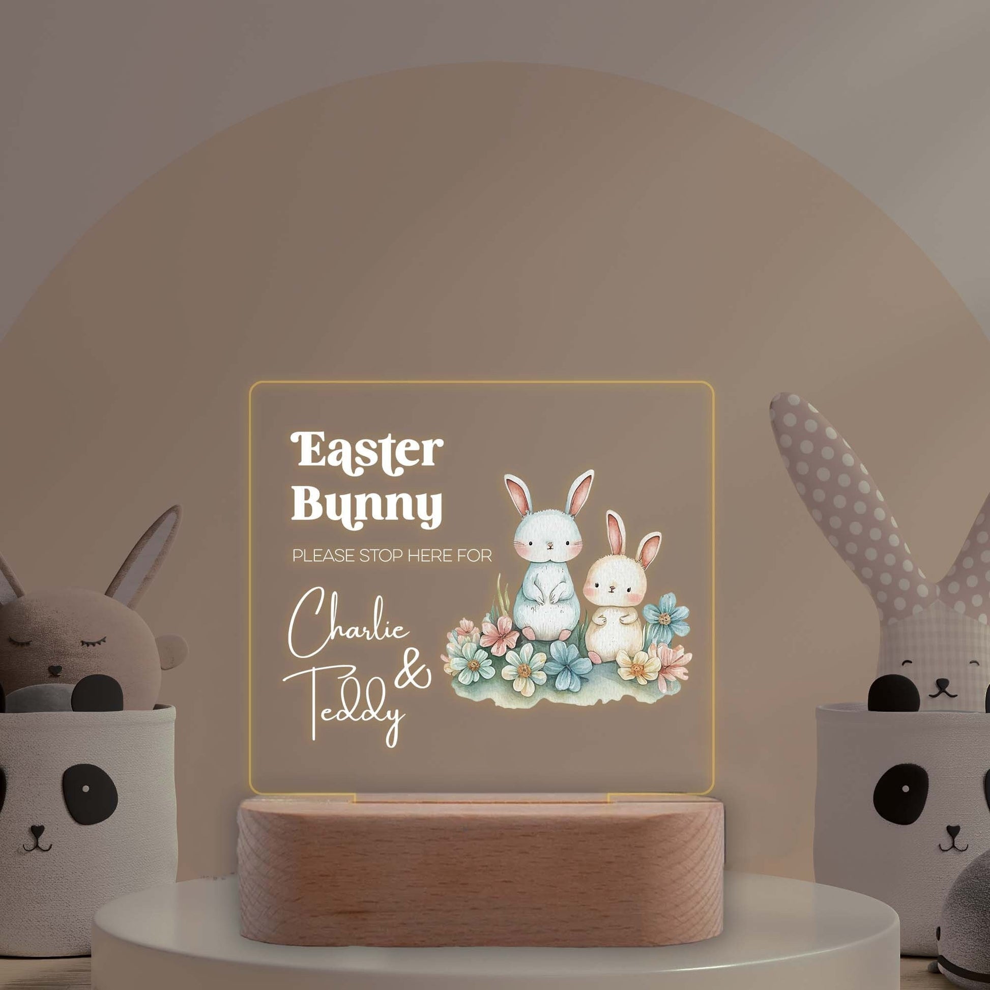 Personalised Easter Night Lights - Style 5 - Letterfy 