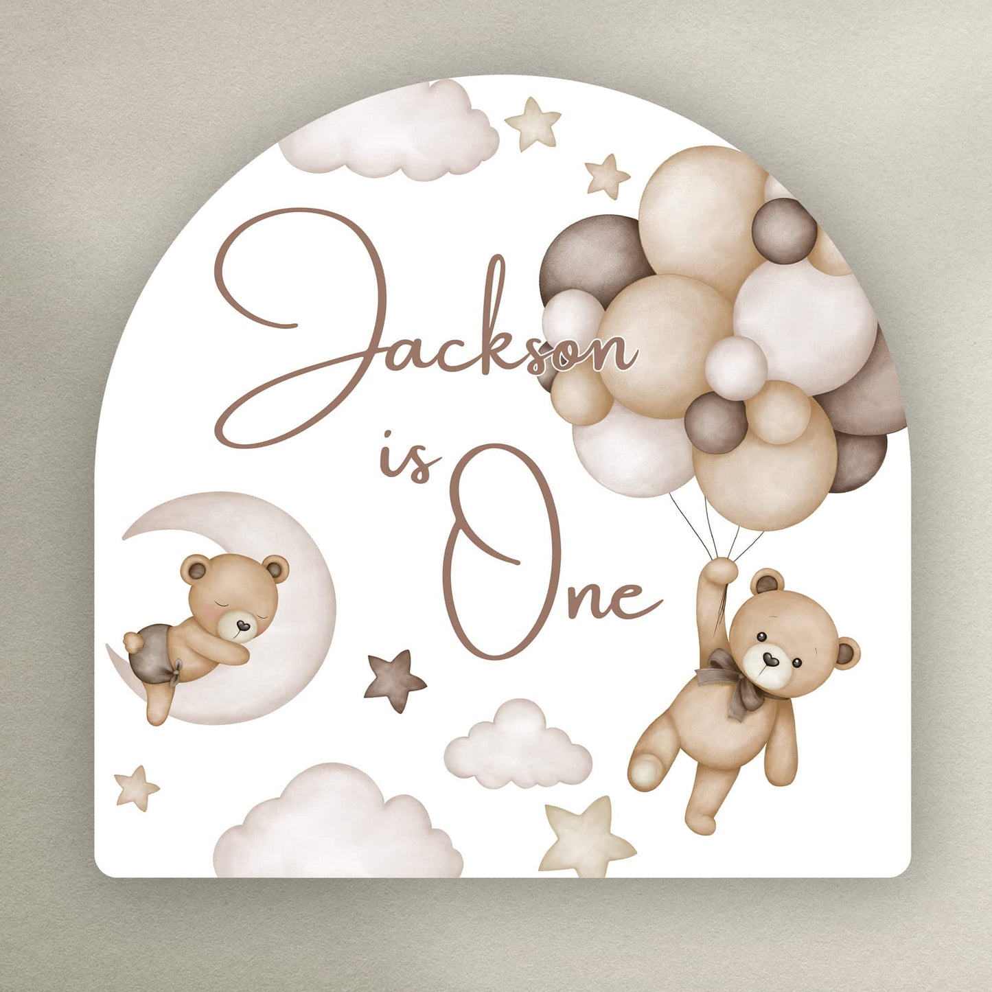 Teddy Bear Invites - Teddy Bear Bunting - Teddy Bear Gift Box Stickers & Placemats - Letterfy 