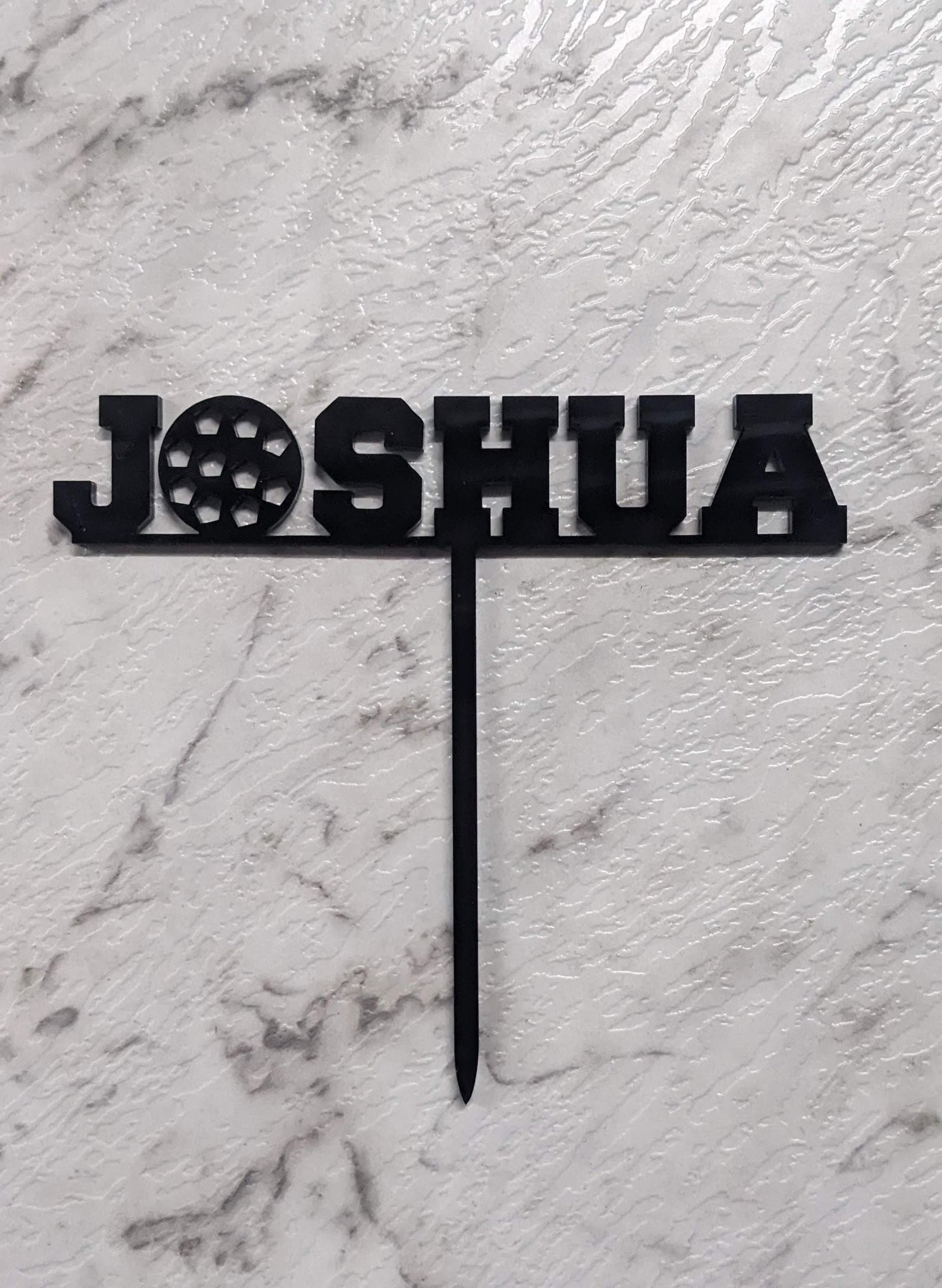 Personalised Soccer Cake Topper with Name | Custom Football Birthday | Soccer Party Australia