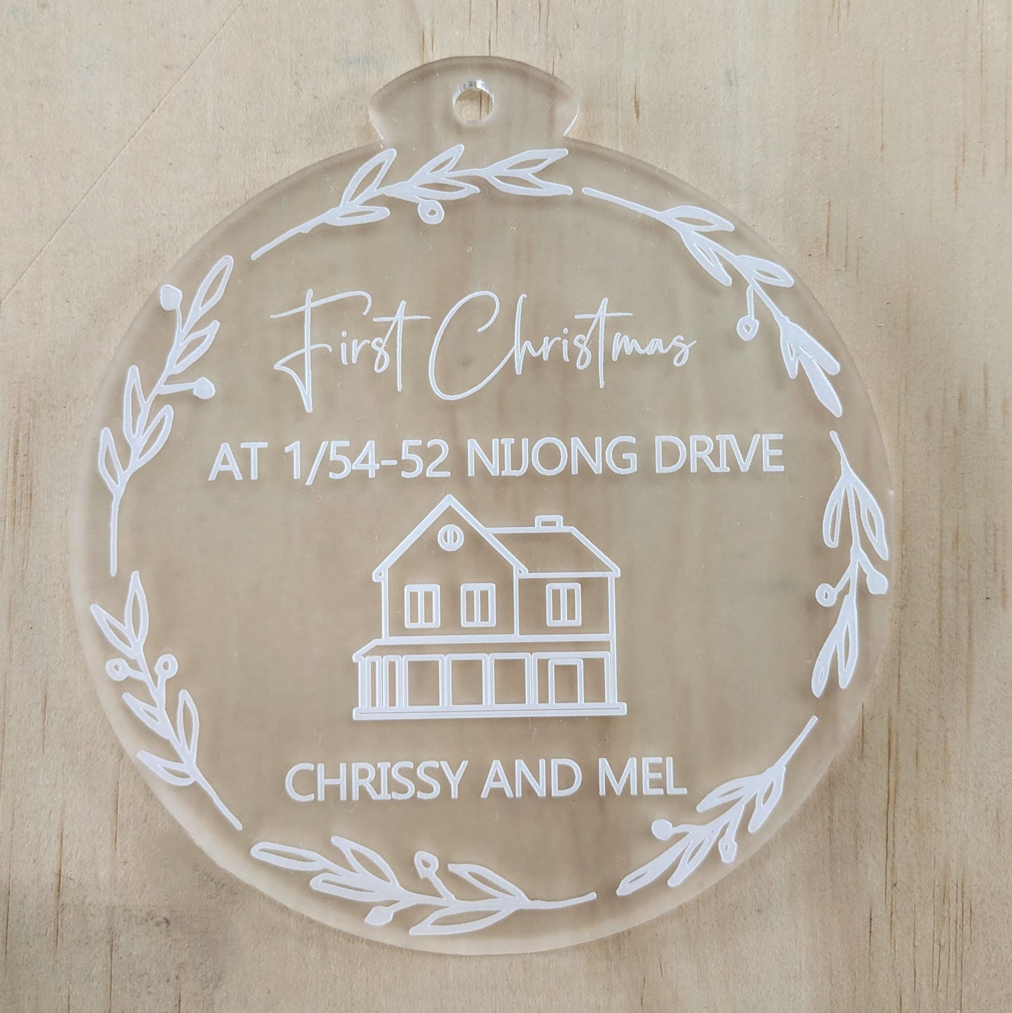 First Christmas in Our New Home Bauble