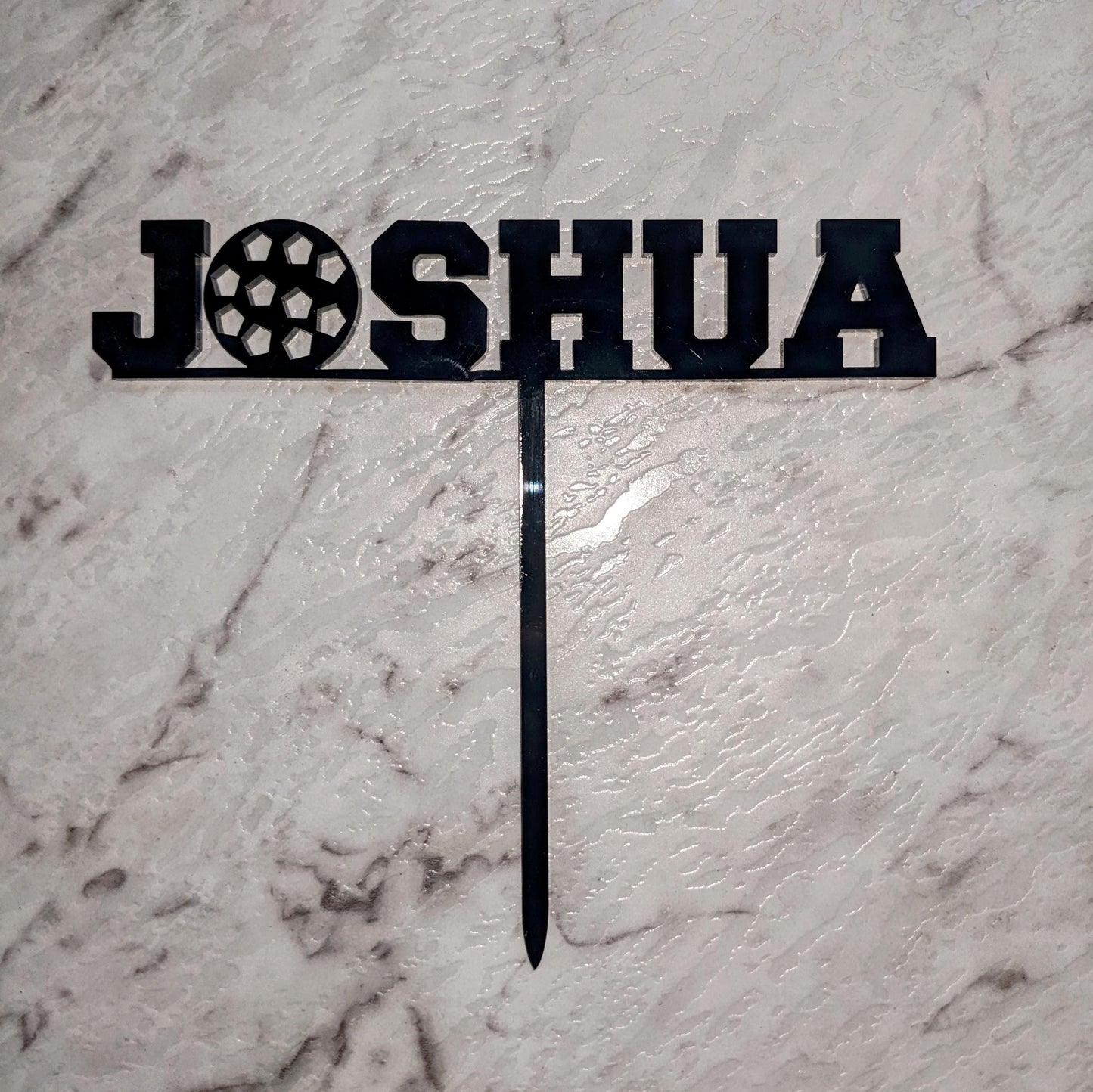 Personalised Soccer Cake Topper with Name | Custom Football Birthday | Soccer Party Australia