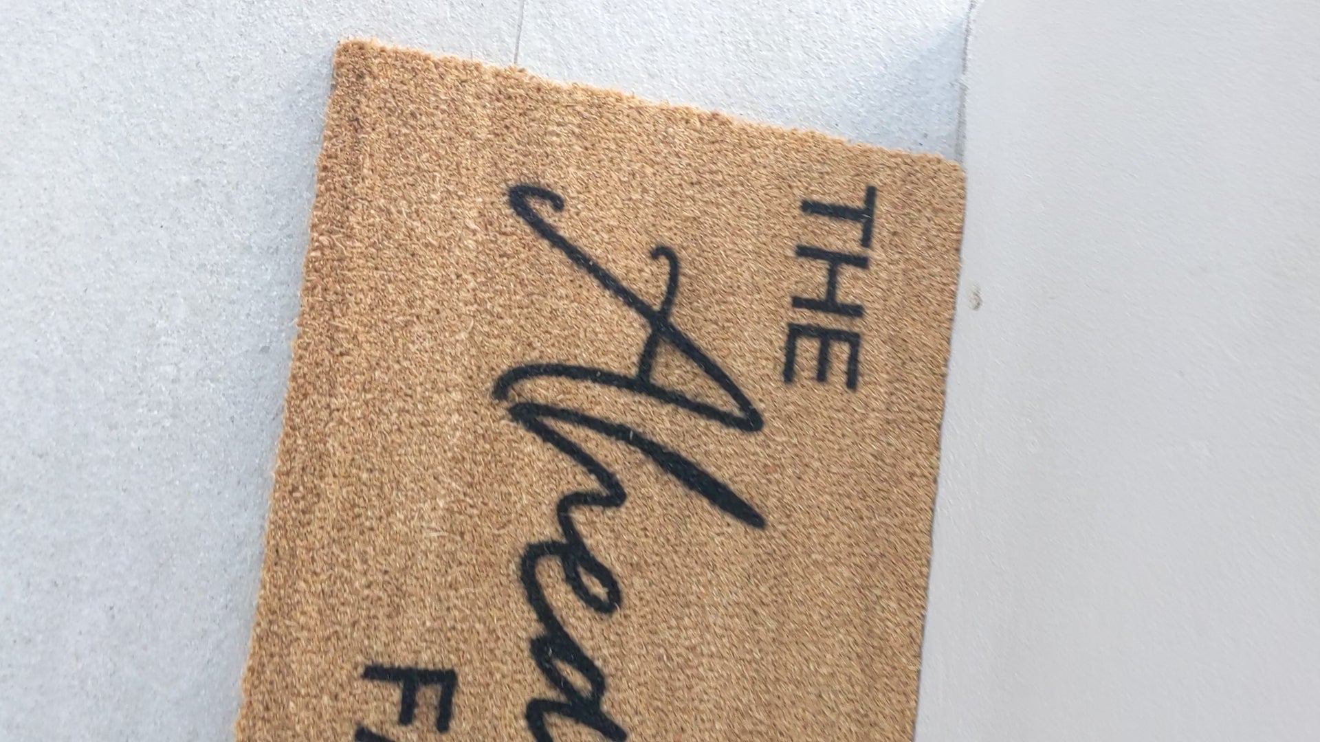 Personalised Family Door Mat | Custom Mother's Day Gift Hand-Painted in Australia