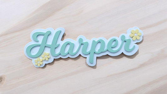 Personalised Daisy Name Sign