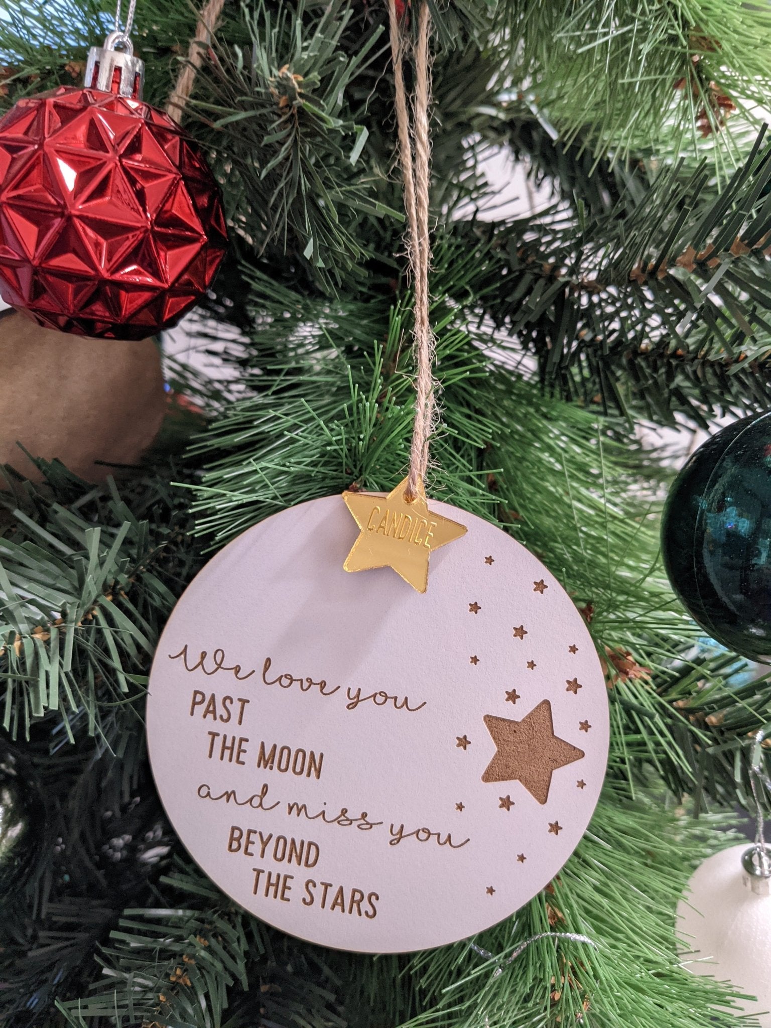 Memorial ornament - PersonalisedSigns