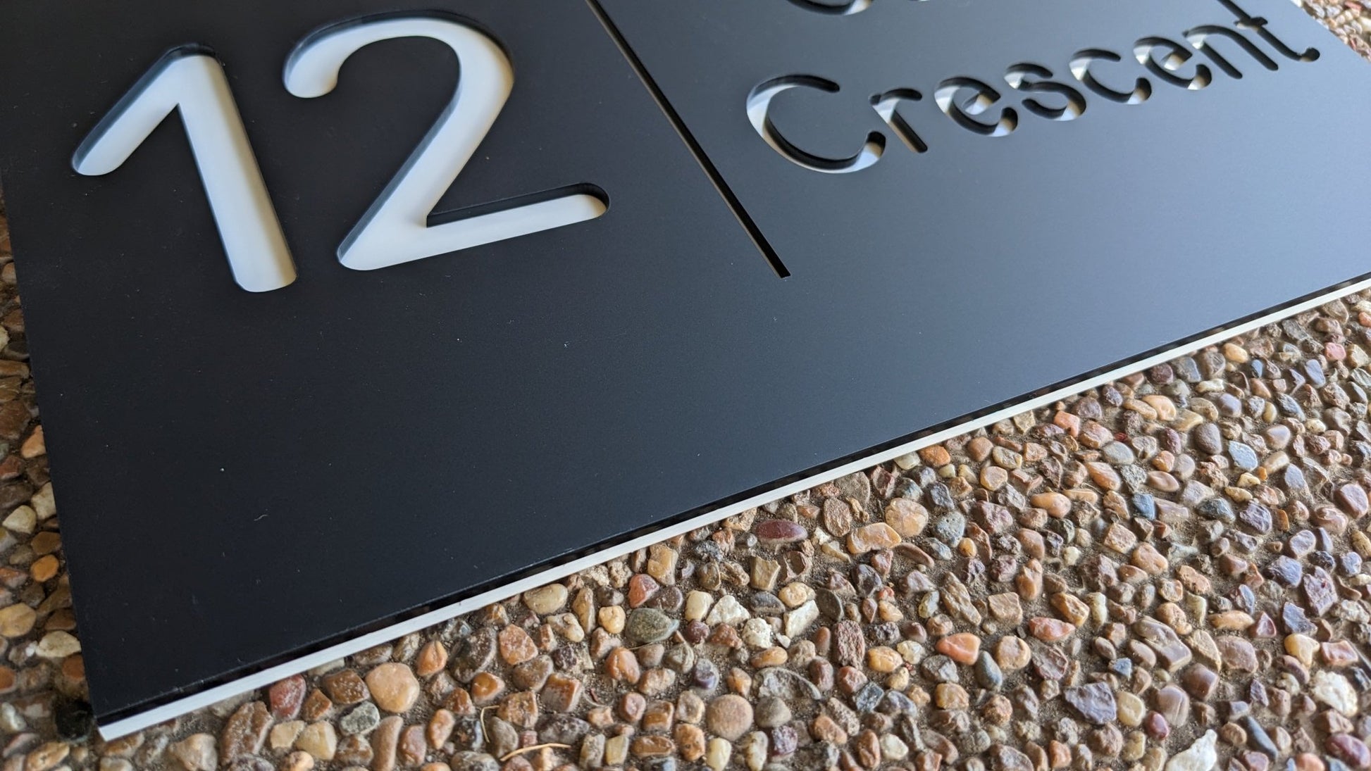 Street Sign with a backer piece | Street Name and Number - PersonalisedSigns