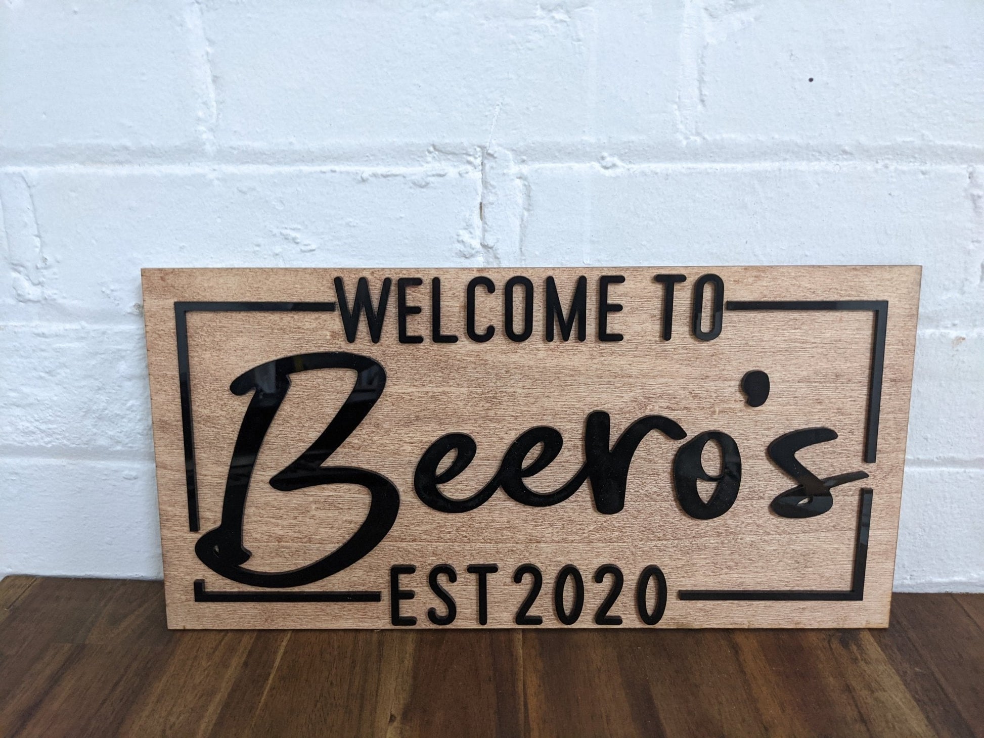 Welcome to Established sign - PersonalisedSigns